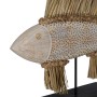 Statua Decorativa Bianco Marrone Naturale Pesce 70 x 12 x 53 cm | Tienda24 - Global Online Shop Tienda24.eu