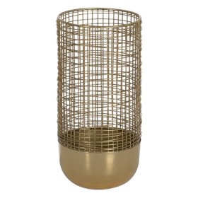 Vase Golden Iron 15 x 15 x 30 cm by BigBuy Home, Vases - Ref: S8804798, Price: 37,46 €, Discount: %