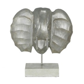 Figura Decorativa Prateado Elefante 35 x 21 x 35 cm de BigBuy Home, Adornos - Ref: S8804799, Preço: 63,67 €, Desconto: %