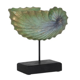 Figura Decorativa Castanho Verde Concha 30 x 12 x 30 cm de BigBuy Home, Adornos - Ref: S8804806, Preço: 38,83 €, Desconto: %