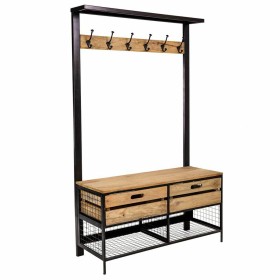 Console DKD Home Decor Fir Black Metal Brown (120 x 65 x 77 cm) | Tienda24 - Global Online Shop Tienda24.eu