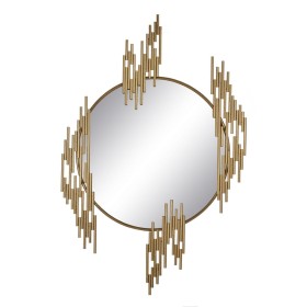 Wall mirror Golden Iron 72 x 3,5 x 110 cm by BigBuy Home, Wall-Mounted Mirrors - Ref: S8804810, Price: 94,28 €, Discount: %