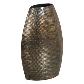 Vase DKD Home Decor Bronze Doré Aluminium Finition vieillie 34 x 33 x 33 cm | Tienda24 - Global Online Shop Tienda24.eu