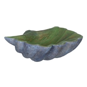 Centerpiece Green Grey Shell 35 x 28 x 12 cm by BigBuy Home, Ornaments - Ref: S8804838, Price: 37,39 €, Discount: %