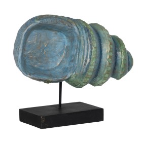 Figurine Décorative Bleu Marron Vert Conque 38 x 20 x 33 cm de BigBuy Home, Objets de décoration - Réf : S8804839, Prix : 59,...