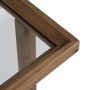 Console Natural Tempered Glass Fir wood 120 x 33 x 75 cm | Tienda24 - Global Online Shop Tienda24.eu