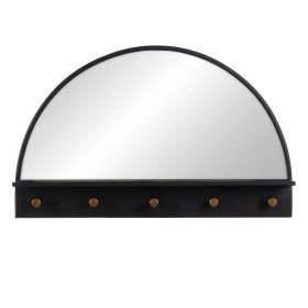 Wall mirror DKD Home Decor Black Metal Mirror 55 x 20 x 120 cm (1 Unit) | Tienda24 - Global Online Shop Tienda24.eu