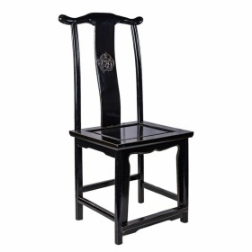 Dining Chair Alexandra House Living Black 42 x 119 x 49 cm by Alexandra House Living, Dining Chairs - Ref: D1631214, Price: 2...