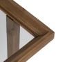 Beistelltisch natürlich Verre trempé Tannenholz 50 x 38 x 60 cm | Tienda24 - Global Online Shop Tienda24.eu