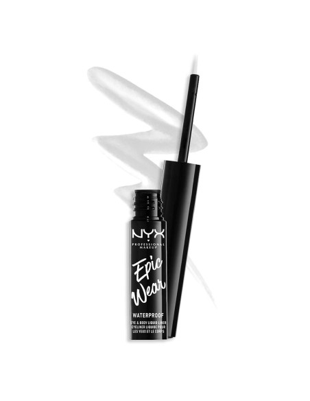 Eyeliner NYX Epic Wear Resistente all'acqua Bianco da NYX, Eyeliner - Ref: S05112525, Precio: 15,29 €, Descuento: %