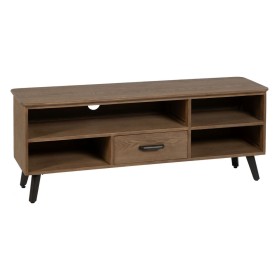 TV furniture Black Natural Iron Fir wood 150 x 41 x 59 cm by BigBuy Home, TV tables and stands - Ref: S8804873, Price: 337,46...