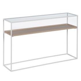 Console Bianco Naturale Cristallo Ferro Legno MDF 120 x 30 x 75 cm di BigBuy Home, Tavoli - Rif: S8804881, Prezzo: 196,30 €, ...