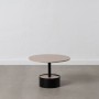 Centre Table Black Natural Iron MDF Wood 65 x 65 x 37,5 cm | Tienda24 - Global Online Shop Tienda24.eu