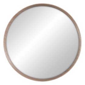 Wall mirror Beige Natural 54 x 6,8 x 54 cm by BigBuy Home, Wall-Mounted Mirrors - Ref: S8804905, Price: 127,12 €, Discount: %