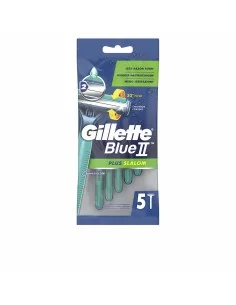 Einweg-Rasierklingen Gillette Blue II Plus Slalom 5 Stück von Gillette, Herren - Ref: S05112557, Preis: 7,51 €, Rabatt: %