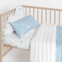 Cot protector HappyFriday Basic Kids Little star Blue 60 x 40 cm | Tienda24 Tienda24.eu