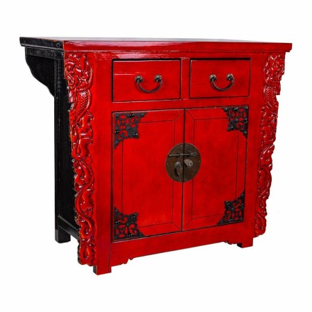 Aparador Alexandra House Living Rojo Madera de olmo 50 x 88 x 101 cm Oriental de Alexandra House Living, Armarios y aparadore...