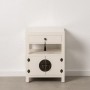 Nightstand ORIENTE White MDF Wood 50 x 40 x 66 cm | Tienda24 - Global Online Shop Tienda24.eu