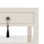 Nightstand ORIENTE White MDF Wood 50 x 40 x 66 cm | Tienda24 - Global Online Shop Tienda24.eu