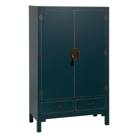 Armoire ORIENTE Bleu 100 x 45 x 160 cm de BigBuy Home, Buffets, crédences et vaisseliers - Réf : S8804941, Prix : 733,53 €, R...