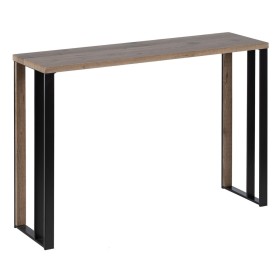 Consola Negro Natural Hierro Madera MDF 110 x 30 x 75 cm de BigBuy Home, Mesas - Ref: S8804944, Precio: 148,06 €, Descuento: %