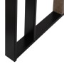 Consola Preto Natural Ferro Madeira MDF 110 x 30 x 75 cm | Tienda24 - Global Online Shop Tienda24.eu