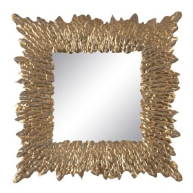 Wall mirror Golden Crystal Iron 74 x 7,5 x 74 cm by BigBuy Home, Wall-Mounted Mirrors - Ref: S8804965, Price: 77,02 €, Discou...