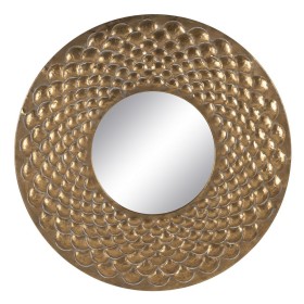 Espejo de pared Dorado Cristal Hierro 100 x 3 x 100 cm de BigBuy Home, Espejos de pared - Ref: S8804967, Precio: 127,03 €, De...