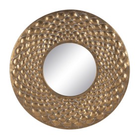 Espejo de pared Dorado Cristal Hierro 81 x 3 x 81 cm de BigBuy Home, Espejos de pared - Ref: S8804968, Precio: 88,57 €, Descu...