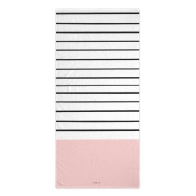 Badetuch HappyFriday Blanc Blush Bunt 70 x 150 cm