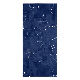 Serviette de toilette HappyFriday Blanc Cosmos Multicouleur 70 x 150 c