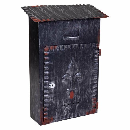 Letterbox Alexandra House Living Black Iron 11 x 37 x 27 cm by Alexandra House Living, Wall-mount Letterboxes - Ref: D1631226...