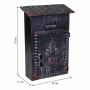 Letterbox Alexandra House Living Black Iron 11 x 37 x 27 cm by Alexandra House Living, Wall-mount Letterboxes - Ref: D1631226...