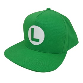 Casquette Unisex Super Mario Luigi Badge 58 cm Vert Taille