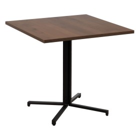 Table Noir Naturel Bois MDF 80 x 80 x 75 cm de BigBuy Home, Tables - Réf : S8805016, Prix : 113,50 €, Remise : %