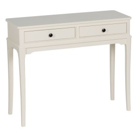 Console Blanc Bois de pin Bois MDF 90 x 33 x 75 cm de BigBuy Home, Tables - Réf : S8805040, Prix : 186,85 €, Remise : %