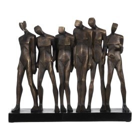 Sculpture Copper Resin 40 x 10,5 x 34 cm by BigBuy Home, Sculptures - Ref: S8805069, Price: 96,29 €, Discount: %