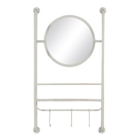 Wall mirror White Crystal 42,5 x 12 x 72,5 cm by BigBuy Home, Wall-Mounted Mirrors - Ref: S8805071, Price: 48,65 €, Discount: %