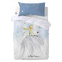 Duvet cover set HappyFriday Le Petit Prince Univers Multicolour Baby Crib 2 Pieces | Tienda24 Tienda24.eu