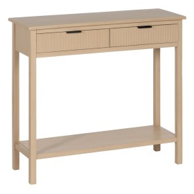 Console Naturel Bois de pin Bois MDF 90 x 30 x 81 cm de BigBuy Home, Tables - Réf : S8805098, Prix : 164,52 €, Remise : %