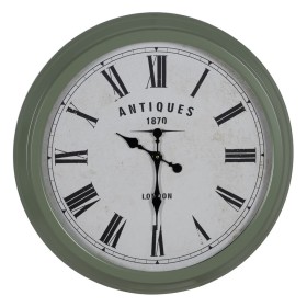 Wall Clock Green Iron 70 x 70 x 6,5 cm by BigBuy Home, Wall Clocks - Ref: S8805112, Price: 75,43 €, Discount: %