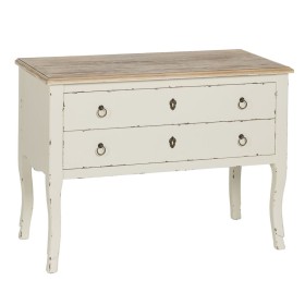 Console White Natural Fir wood MDF Wood 104 x 50 x 78 cm by BigBuy Home, Tables - Ref: S8805122, Price: 370,38 €, Discount: %