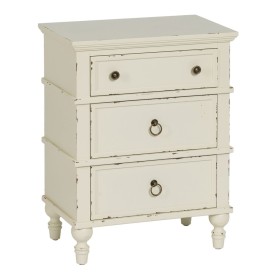 Nightstand Alexandra House Living White 41 x 41 x 61 cm | Tienda24 - Global Online Shop Tienda24.eu