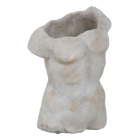 Macetero Gris Cemento Busto 20,5 x 13 x 29 cm de BigBuy Garden, Maceteros - Ref: S8805130, Precio: 21,26 €, Descuento: %