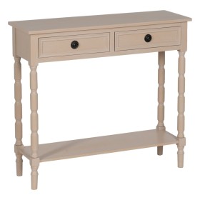 Mesa de apoio 45 x 35 x 63,5 cm Castanho Creme Mármore Ferro (2 Unidades) | Tienda24 - Global Online Shop Tienda24.eu