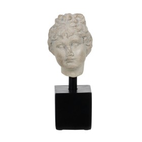 Sculpture White Black Resin 9 x 8 x 22 cm Lady by BigBuy Home, Sculptures - Ref: S8805165, Price: 21,62 €, Discount: %