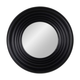 Wall mirror Black Crystal Pine 65 x 65 cm by BigBuy Home, Wall-Mounted Mirrors - Ref: S8805172, Price: 177,24 €, Discount: %