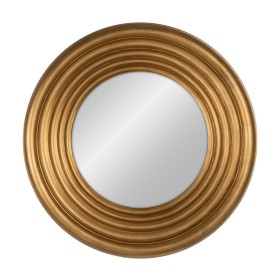 Miroir mural Doré Verre Bois de pin 65 x 65 cm de BigBuy Home, Miroirs muraux - Réf : S8805173, Prix : 177,24 €, Remise : %