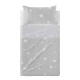 Bedding set HappyFriday Basic Kids Little star Grey Baby Crib 2 Pieces | Tienda24 Tienda24.eu