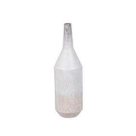 Vase Blanc Fer 15 x 15 x 50,5 cm de BigBuy Home, Vases - Réf : S8805185, Prix : 34,35 €, Remise : %